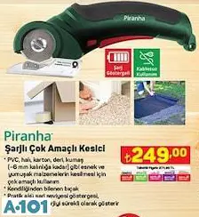 PİRANHA ŞARJLI ÇOK AMAÇLI KESİCİ